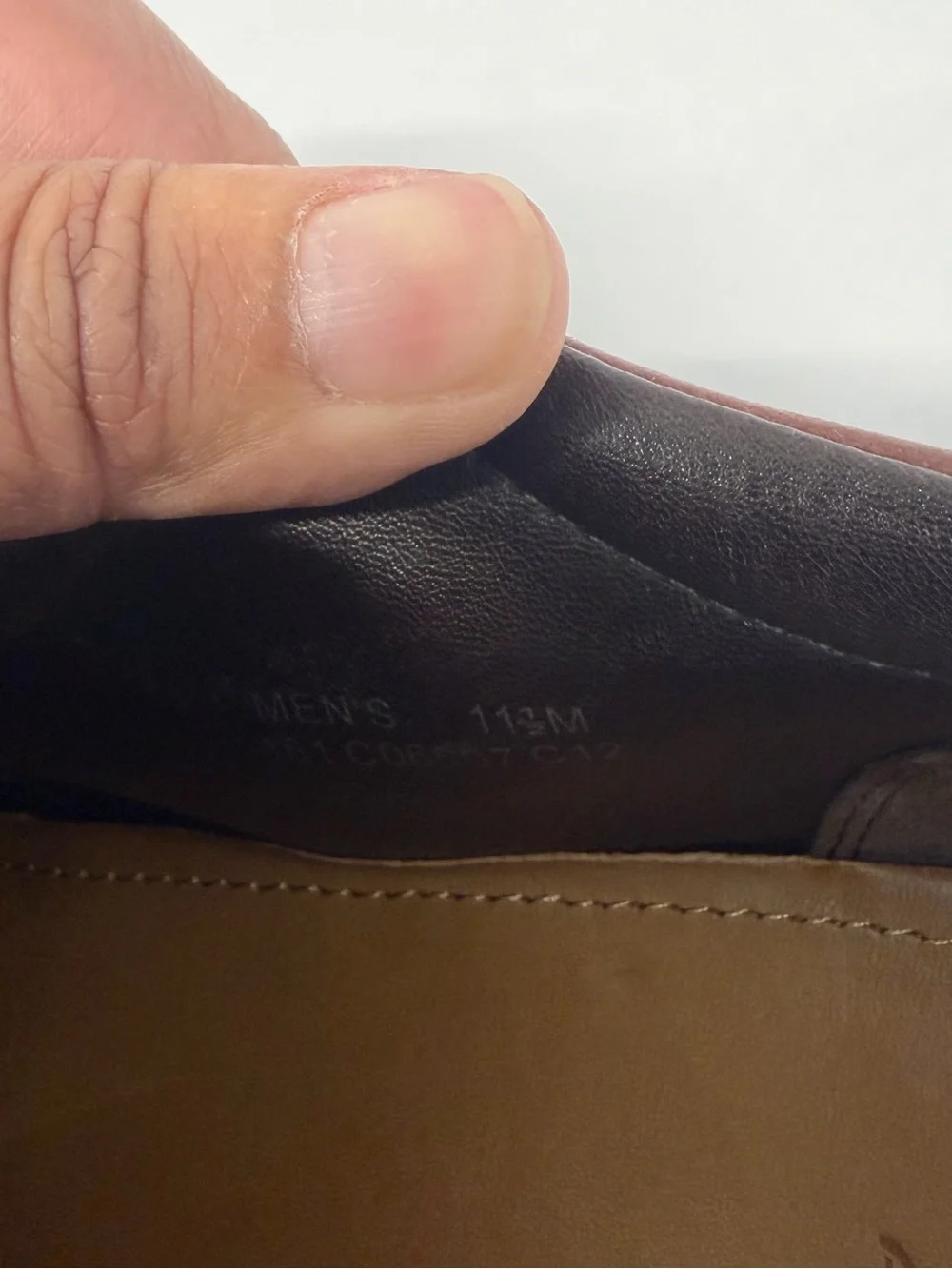 Cole Haan NikeAir Brown Leather Comfort Loafers Slip-On Men's 11.5 Bicycle Toe